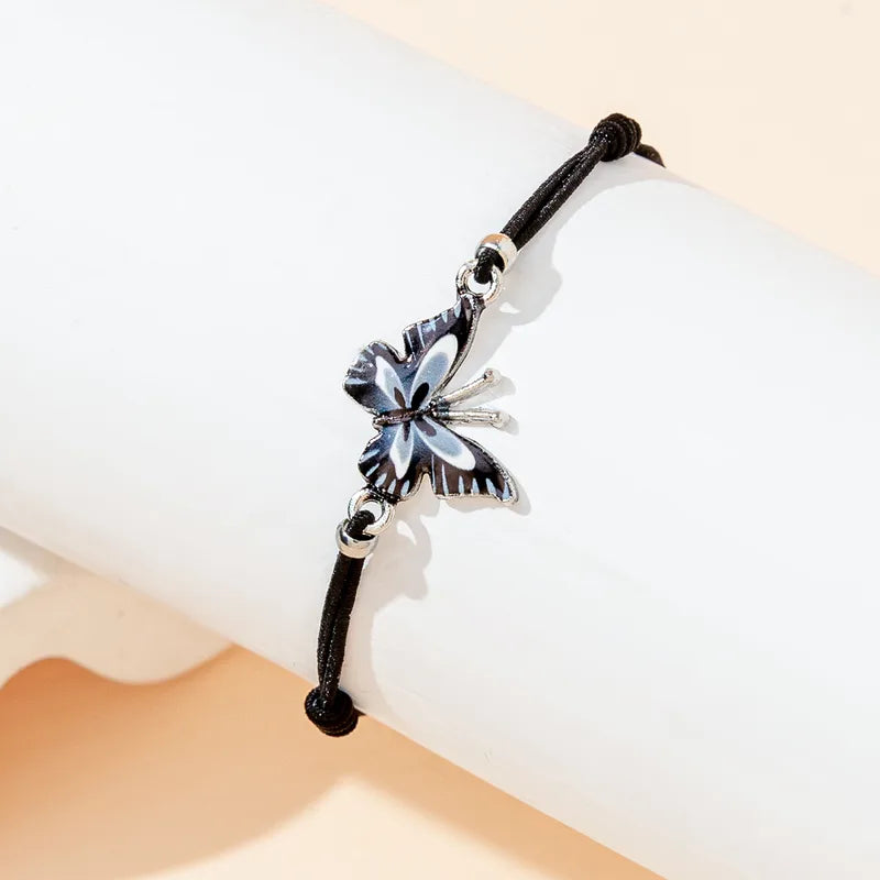 Bracelets Elastique Réglable - Papillons - Pendentif