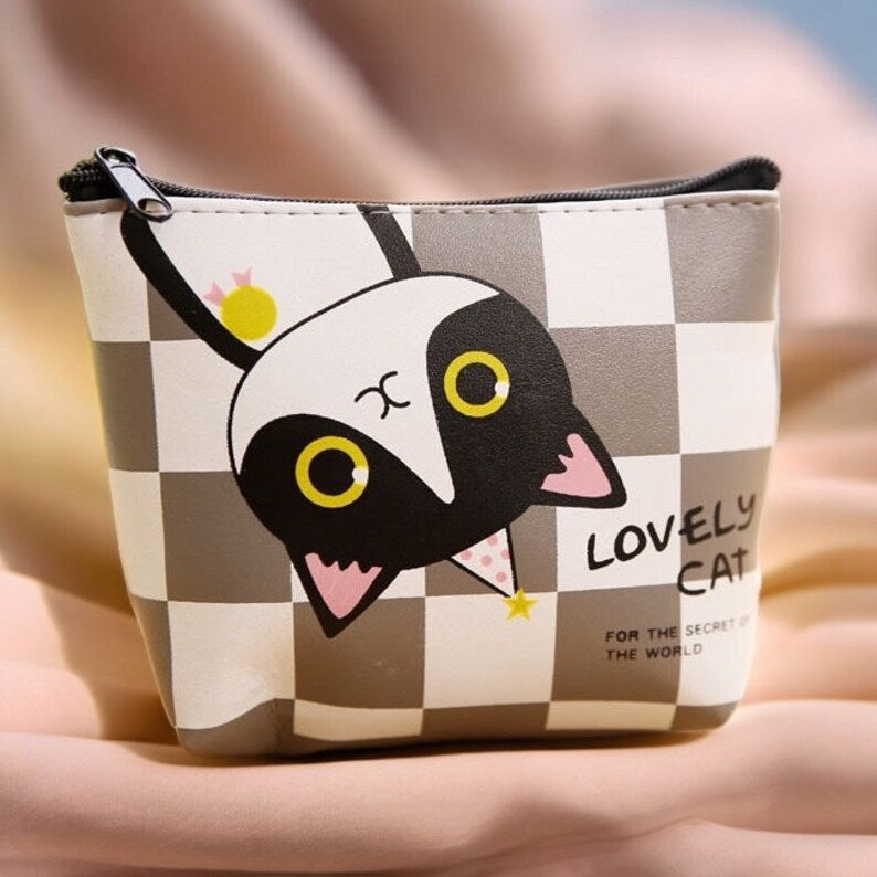 Porte Monnaie - Mignon - Chat - Kawaii - Amoureux des Chats