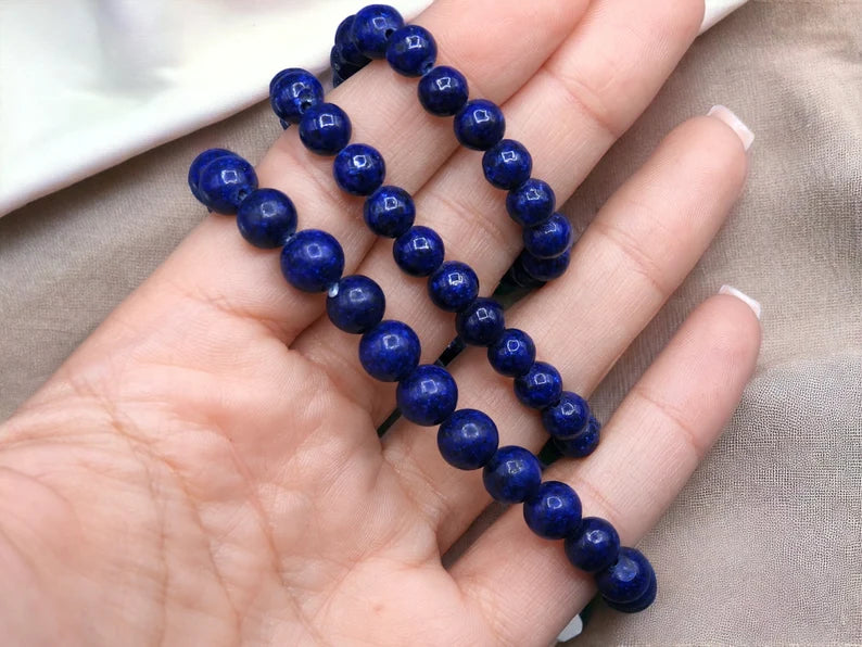 Bracelet Pierre Naturelle - Lapis Lazuli - Stimule Intellectuel Créativité Imagination