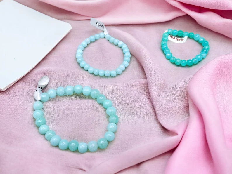 Bracelet Pierre Naturelle - Jade - Sagesse Harmonie Sérénité Calme