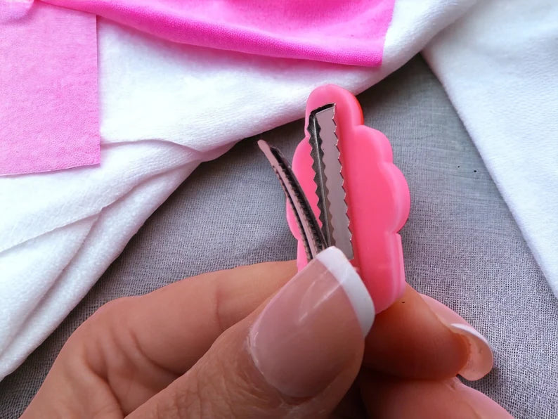 ENFANT - LOT de 3 Barrettes Pinces à Cheveux SILICONE - Personnage Dessin Animé - Licorne