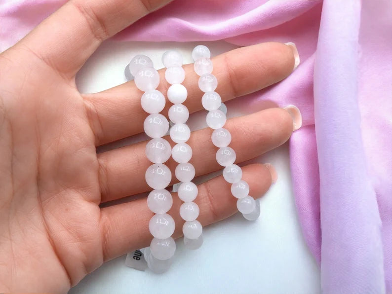 Bracelet Pierre Naturelle - Pierre de Lune - Favorise le Sommeil