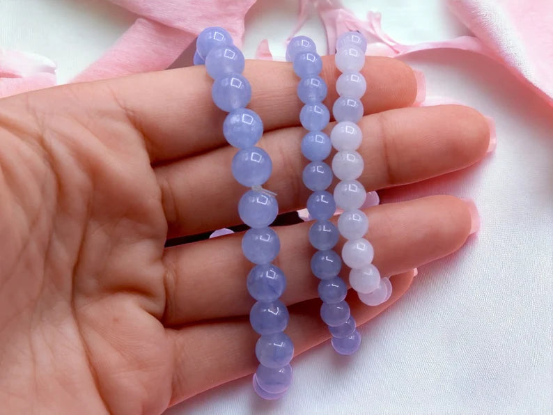 Bracelet Pierre Naturelle - Aquamarine - Apaisement Paix Intérieure