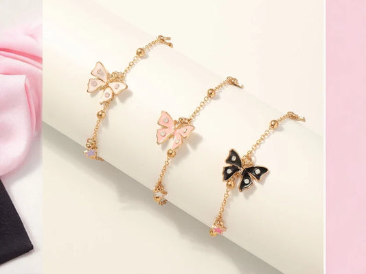 Bracelet Papillon - Étoile - Fantaisie - Mignon