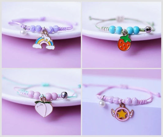 Bracelet Réglable - Dessin Animé - Personnage - Animaux - Perles