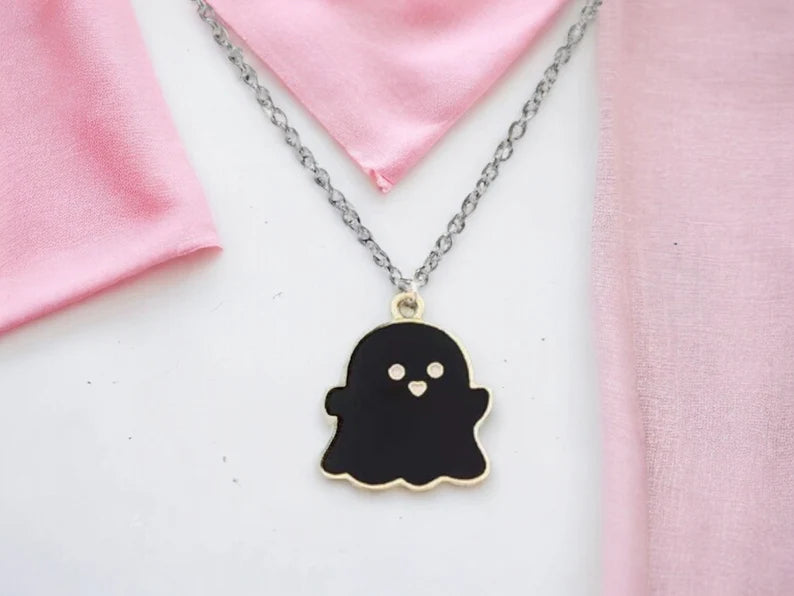 Collier Fantôme - Mignon - Unisexe Pendentif - Alliage