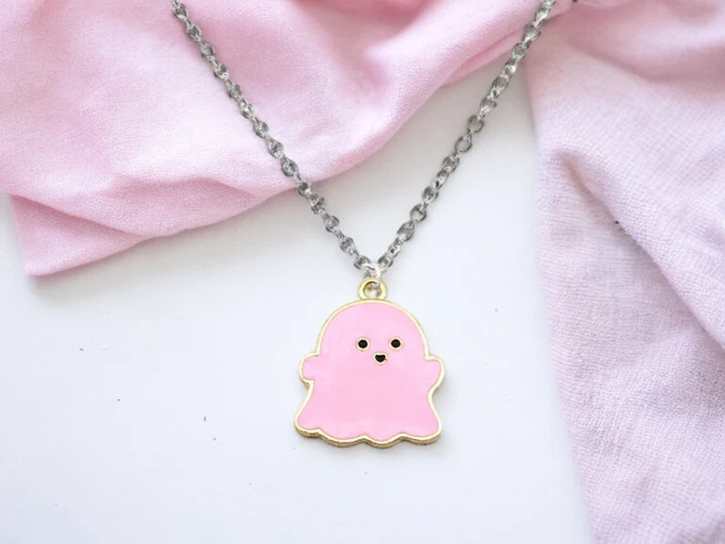 Collier Fantôme - Mignon - Unisexe Pendentif - Alliage