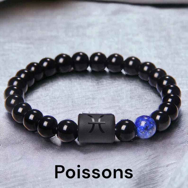 Bracelet Pierre Naturelle - Mode Constellation Perlé - Pierre de Signe Astrologique