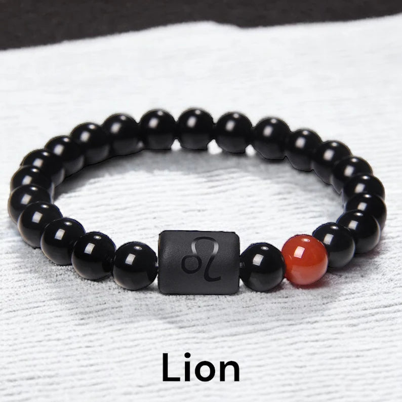 Bracelet Pierre Naturelle - Mode Constellation Perlé - Pierre de Signe Astrologique