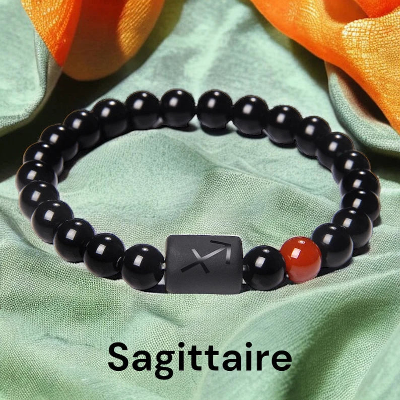 Bracelet Pierre Naturelle - Mode Constellation Perlé - Pierre de Signe Astrologique