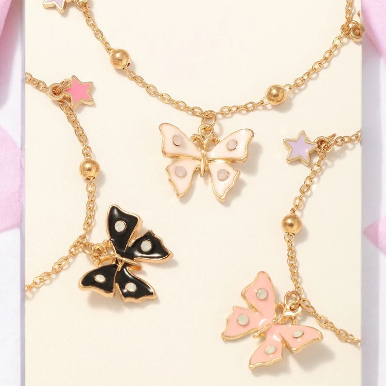 Bracelet Papillon - Étoile - Fantaisie - Mignon