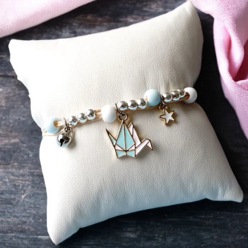 Bracelet Cordon Réglable - Dessin Animé - Personnage - Animaux - Perles