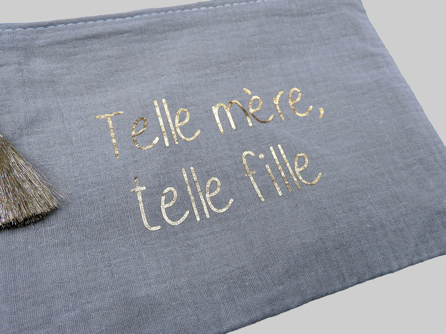 Pochette Trousse - Telle mère telle fille - Cadeau Naissance