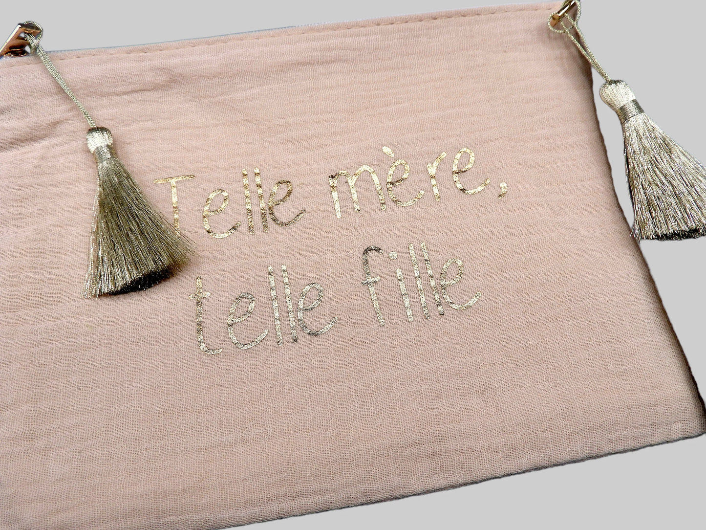 Pochette Trousse - Telle mère telle fille - Cadeau Naissance