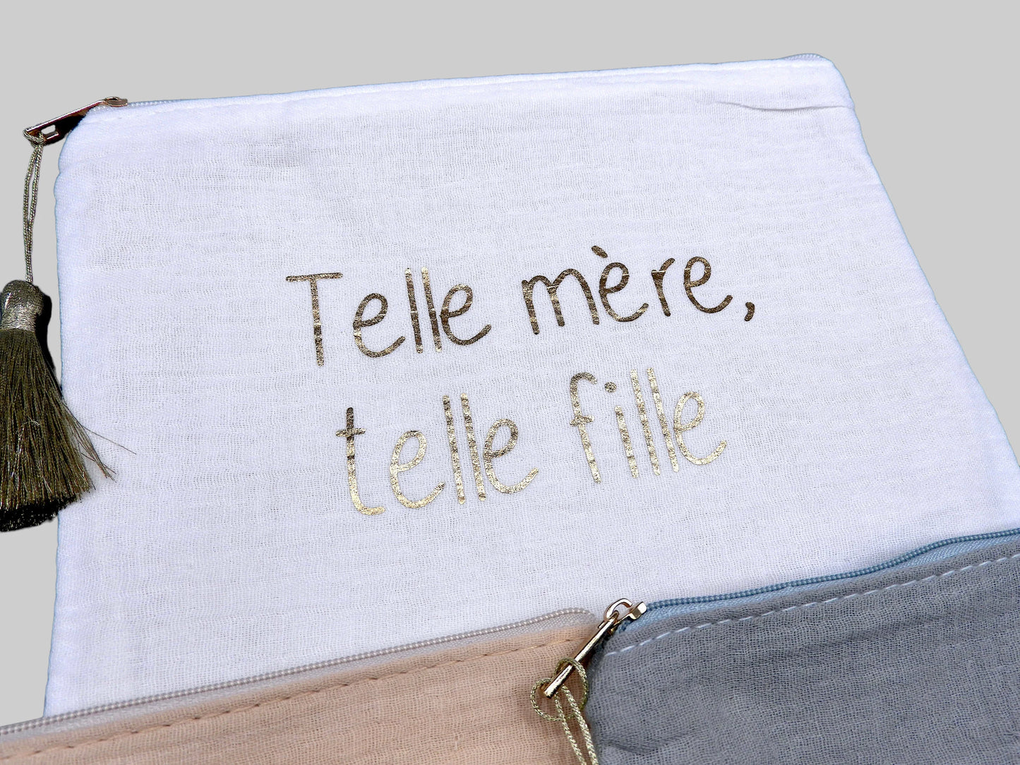 Pochette Trousse - Telle mère telle fille - Cadeau Naissance