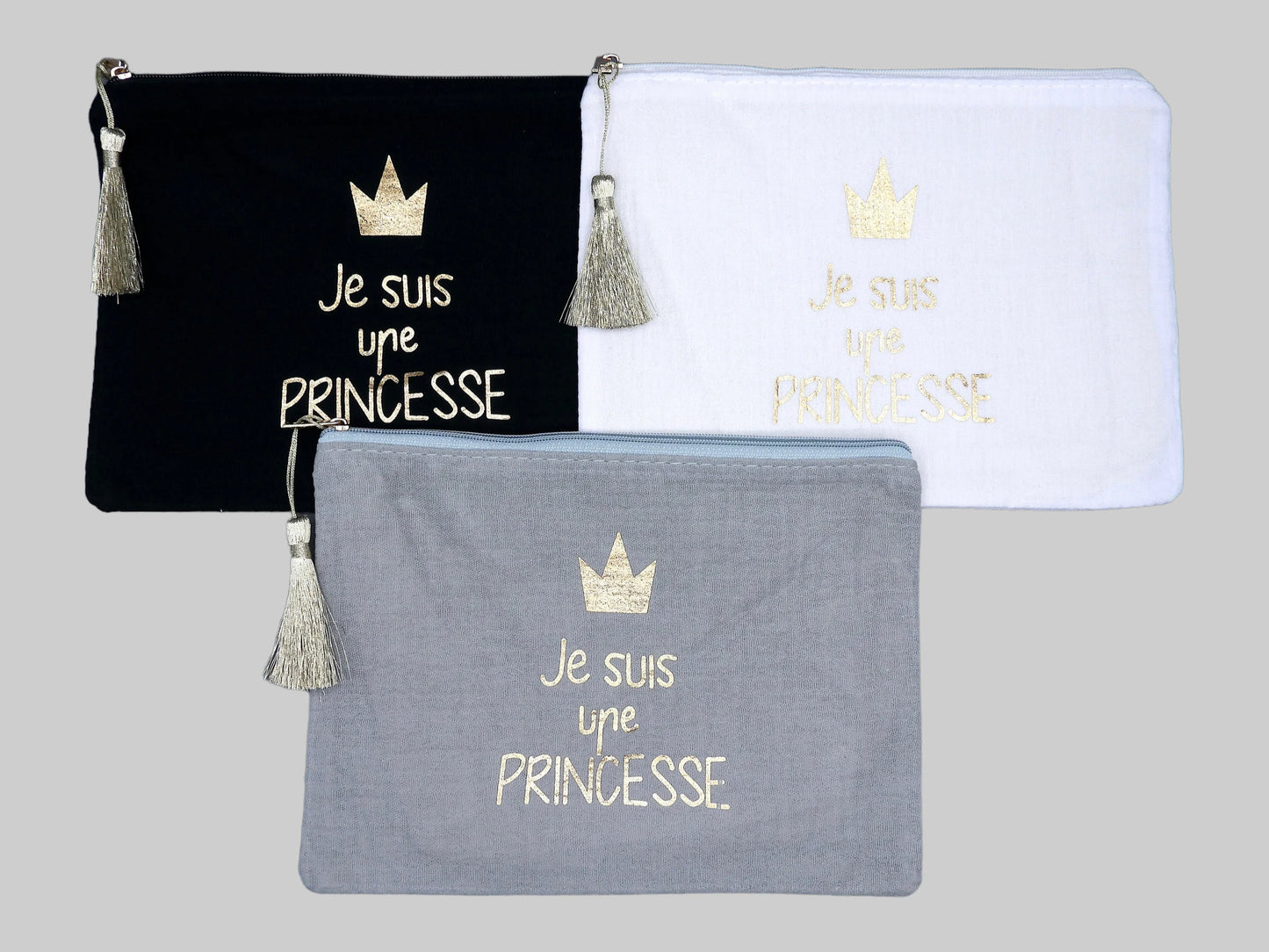 Pochette Trousse - Je suis une princesse - Cadeau Naissance