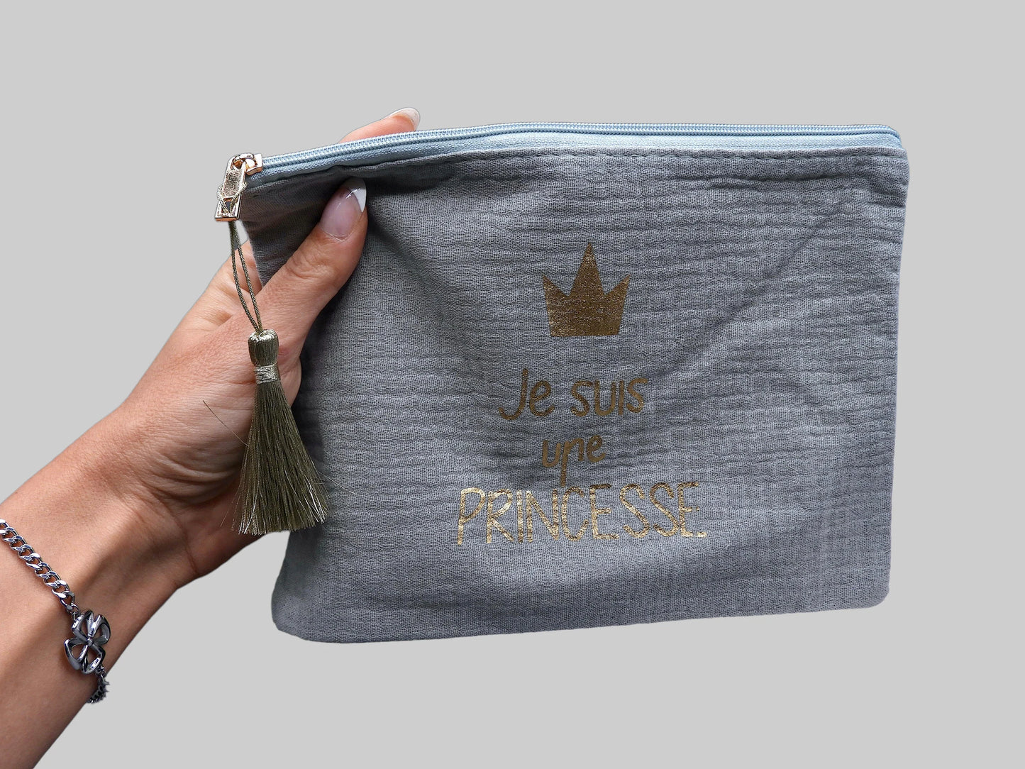 Pochette Trousse - Je suis une princesse - Cadeau Naissance