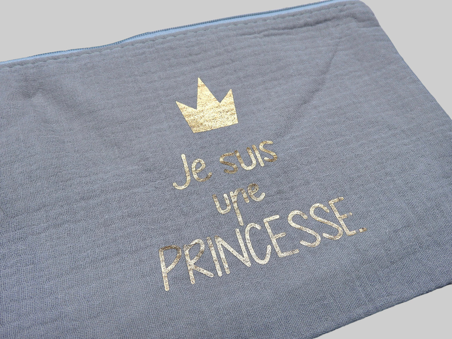 Pochette Trousse - Je suis une princesse - Cadeau Naissance