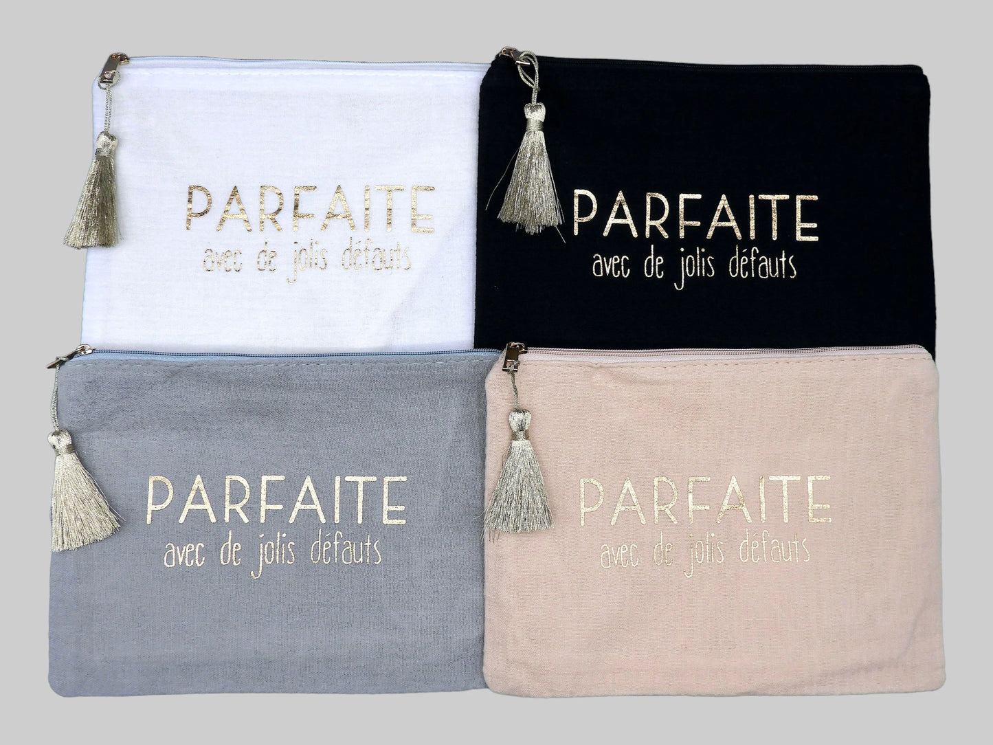 Pochette Maquillage - Trousse de Toilette - Parfaite avec de jolis défauts