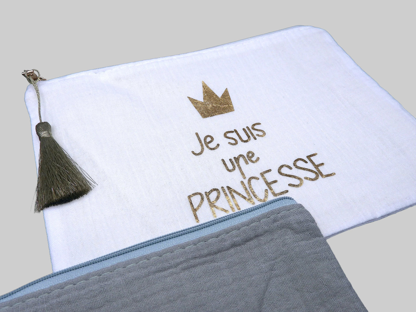 Pochette Trousse - Je suis une princesse - Cadeau Naissance