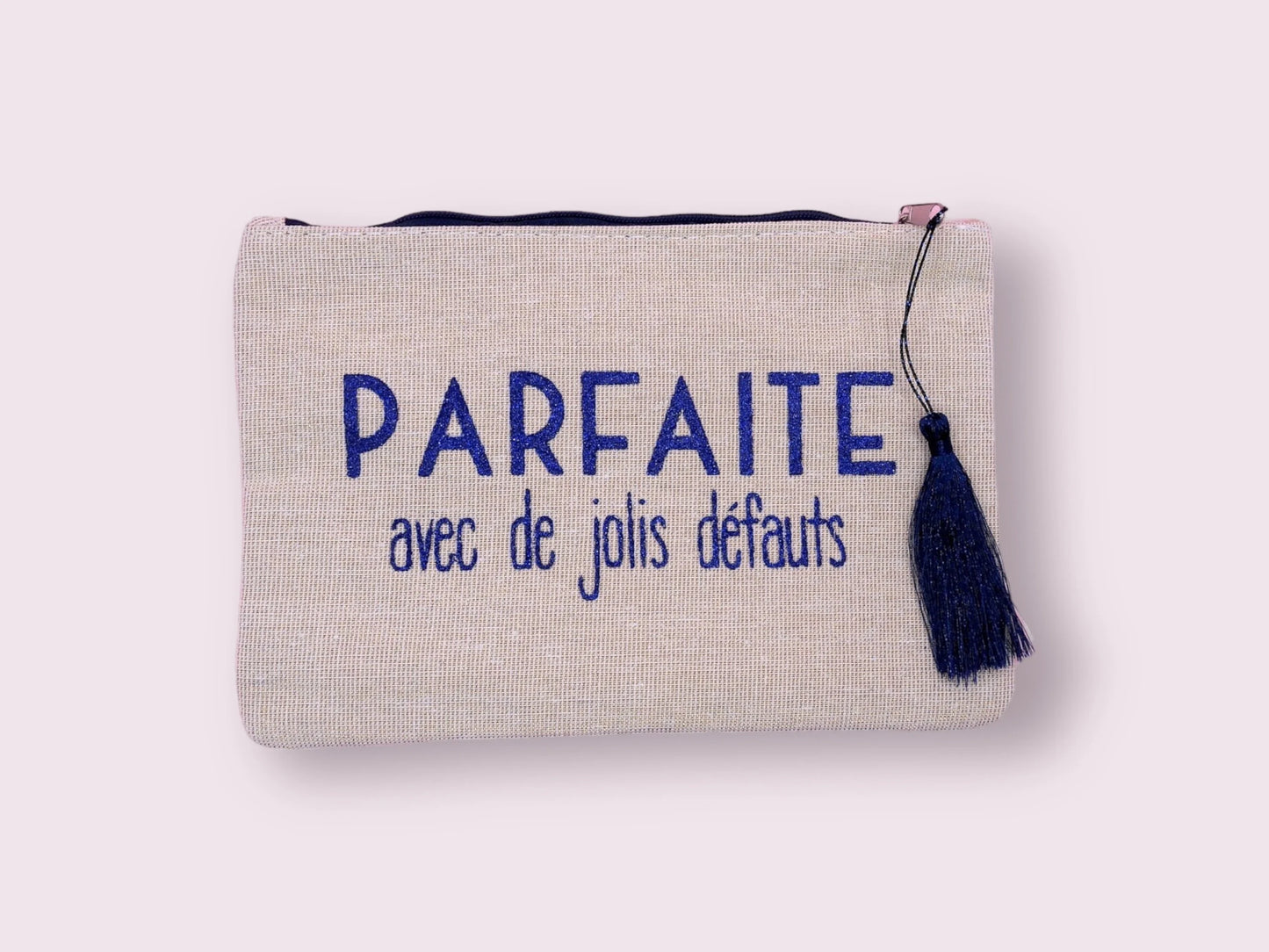 Pochette Trousse - Parfaite avec de jolis défauts - Cadeau Naissance