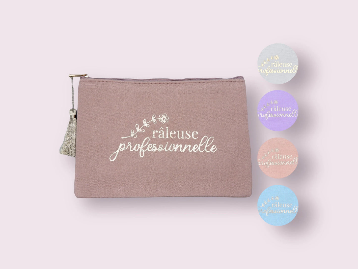 Pochette Maquillage - Trousse de Toilette - Râleuse Professionnelle - Humour Fun Femme Féminin Layette