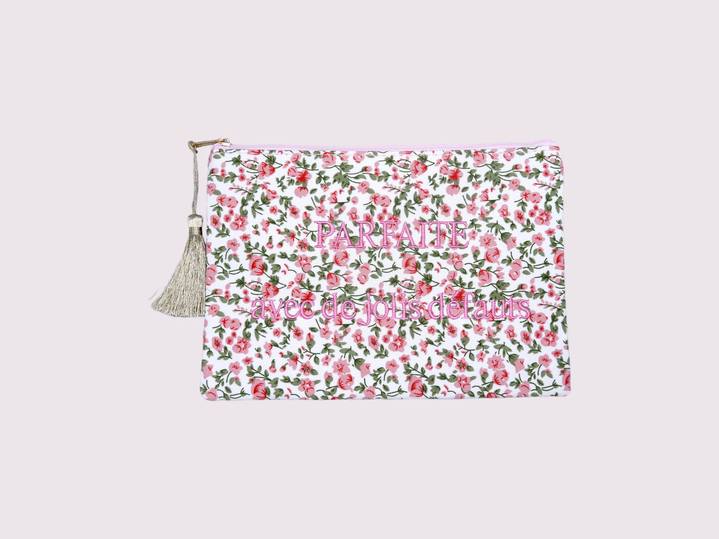 Pochette Maquillage - Trousse de Toilette - Parfaite avec de jolis défauts - Fleuris Floral