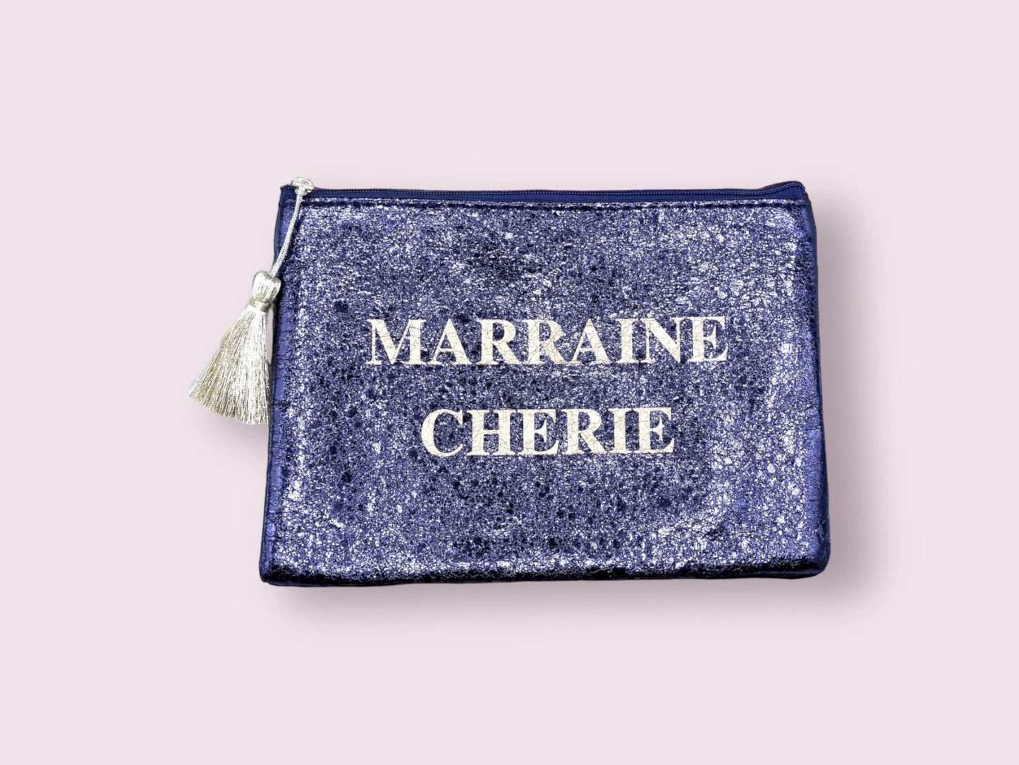 Pochette Trousse - Ma marraine chérie - Faux Cuir - Cadeau Naissance