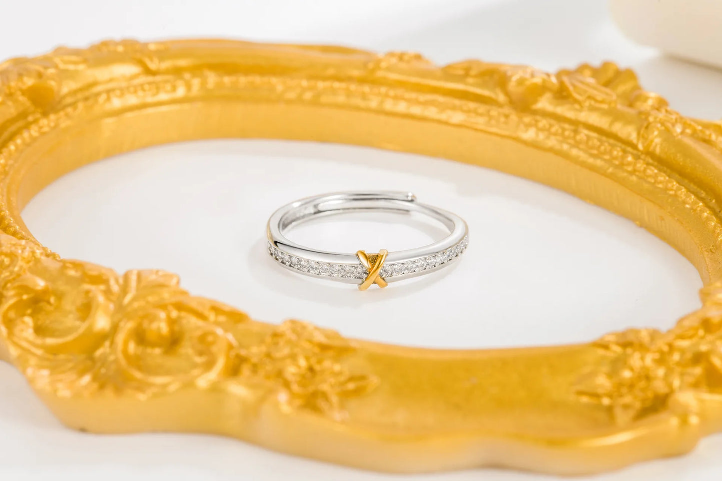 Lot de 2 Anneaux Réglable pour Adultes - Bagues - Noeuds - BFF - Best Friends Forever - Couple Amoureux Amitié - Argent 925