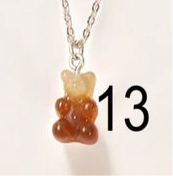 CHILD - Chain Necklace Little Candy Bear Resin Colorful Bohemian