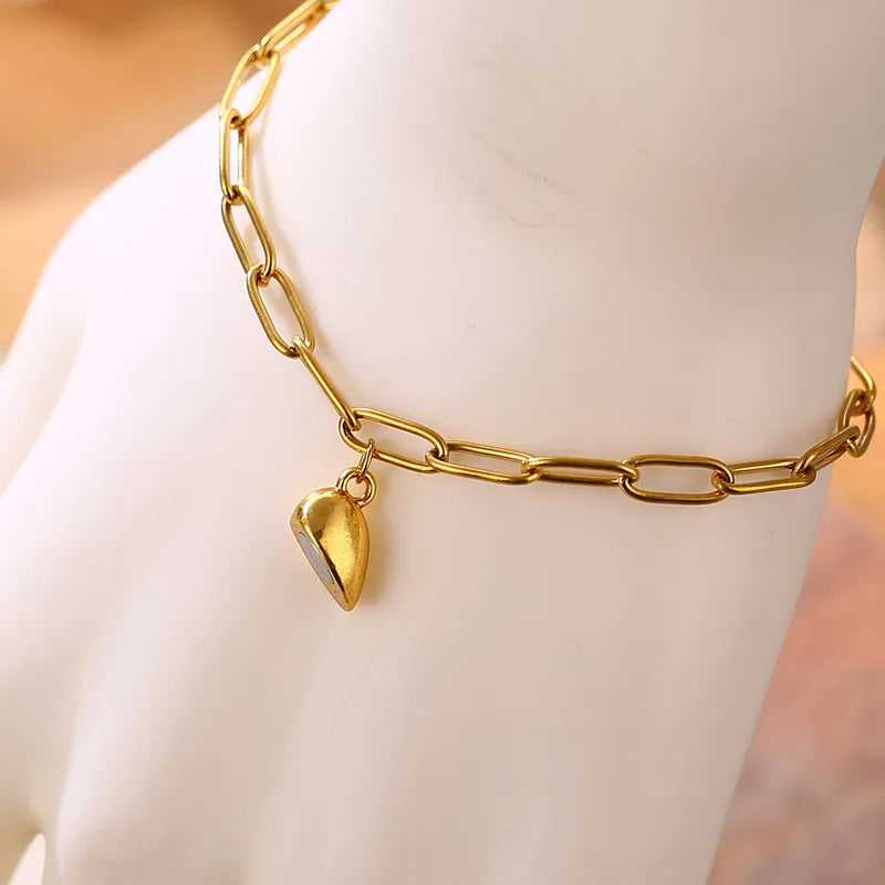 Lot de 2 Bracelets D'amitié Gourmettes - BFF - Best Friends Forever - Acier Inoxydable - Couple Amoureux Amitié - Pendentif Aimanté Coeur