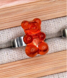 ADULT - Little Bear Ring - Translucent Candy