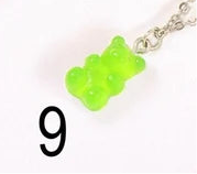 CHILD - Chain Necklace Little Candy Bear Resin Colorful Bohemian