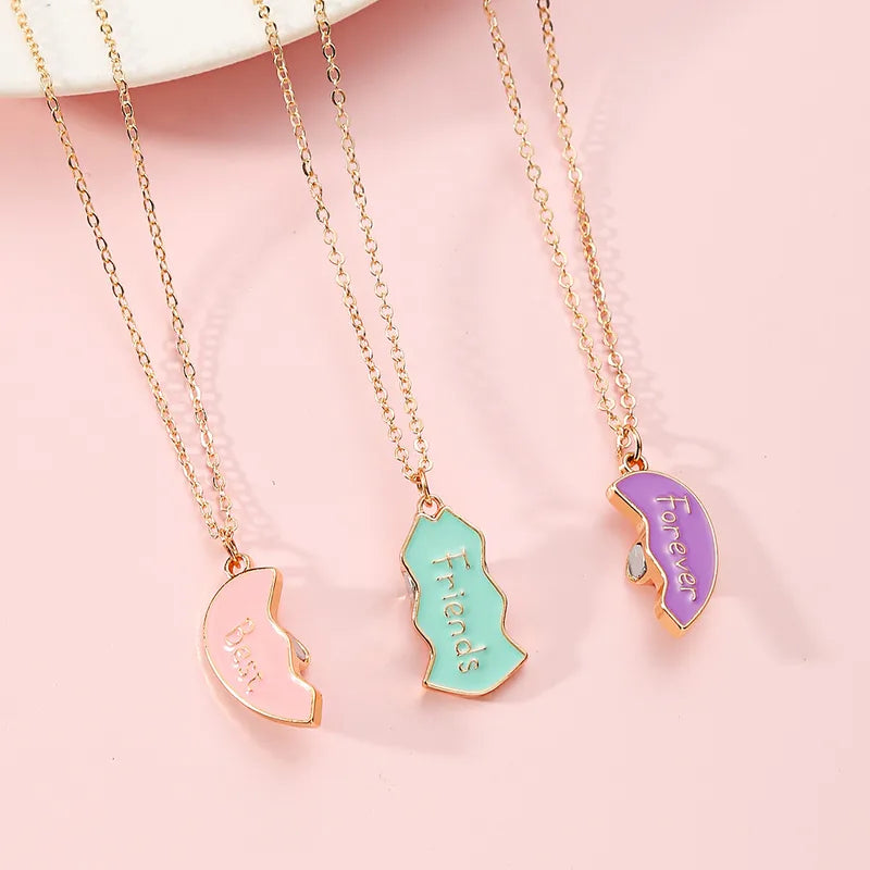 Lot de 3 Colliers BFF Aimanté - Coeur - Best Friends Forever - Amitié