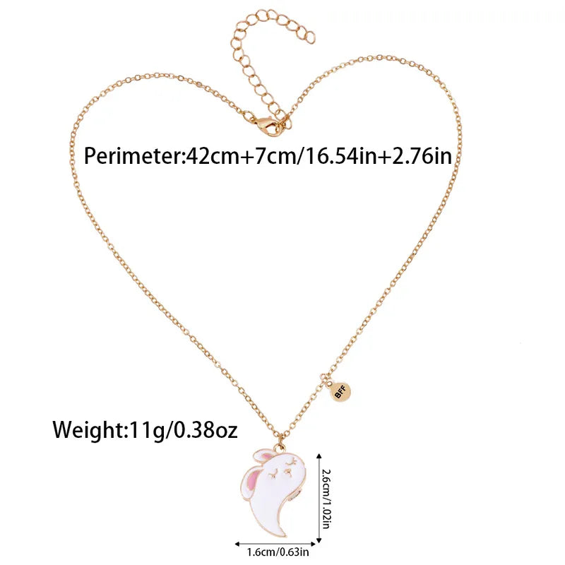 Lot de 2 Colliers - Lapins Aimantés - Best Friends Forever