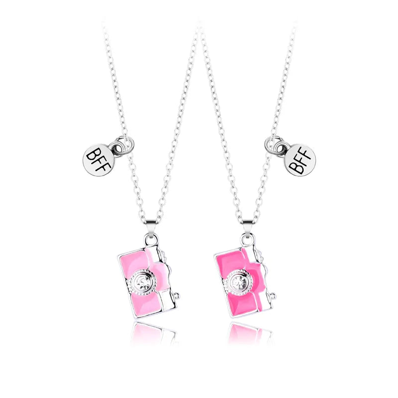 Lot de 2 Colliers BFF - Appareil Photo - Best Friends Forever