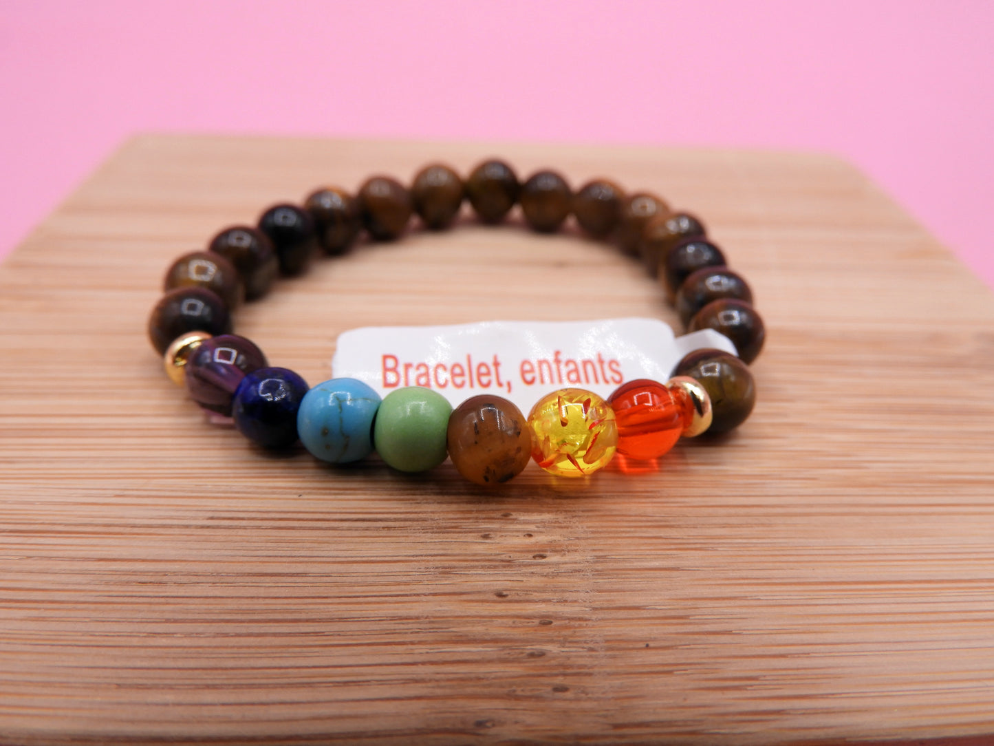 BEBE ENFANT - Bracelet Pierre Naturelle pour Enfant de 1 à 4 ans