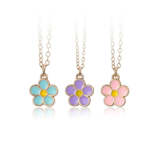 Lot de 3 Colliers BFF - Pendentif Fleur - Best Friends Forever - Amitié