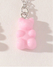 CHILD - Chain Necklace Little Candy Bear Resin Colorful Bohemian