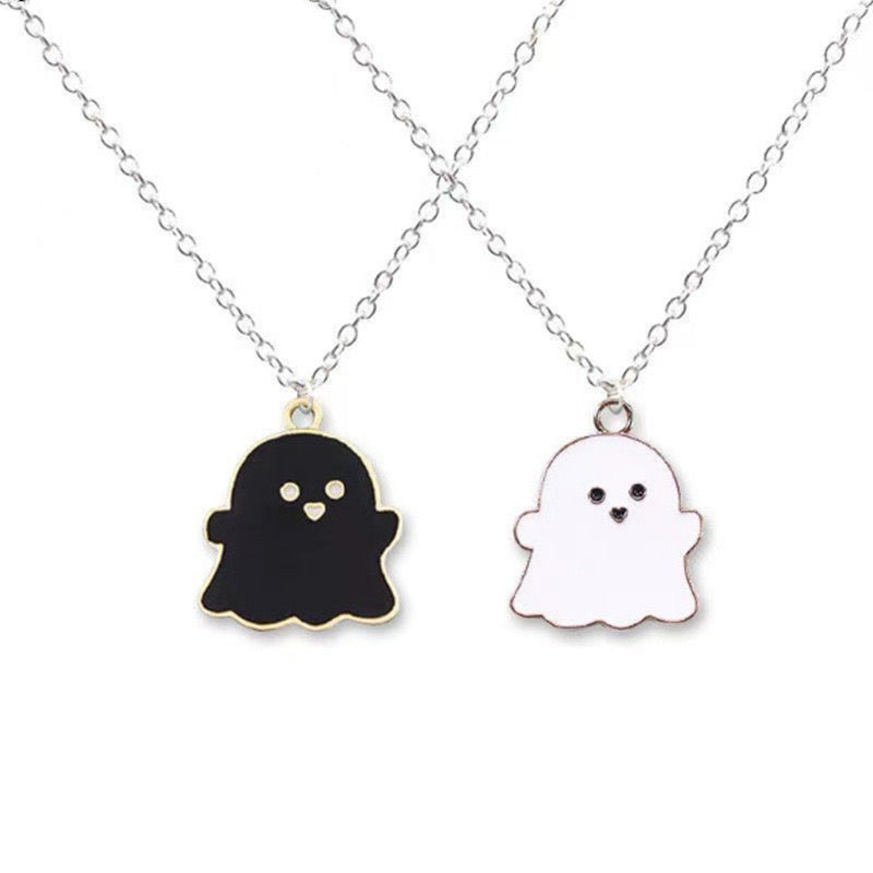 Fashion Necklace - Cute Ghost Unisex Pendant - Alloy