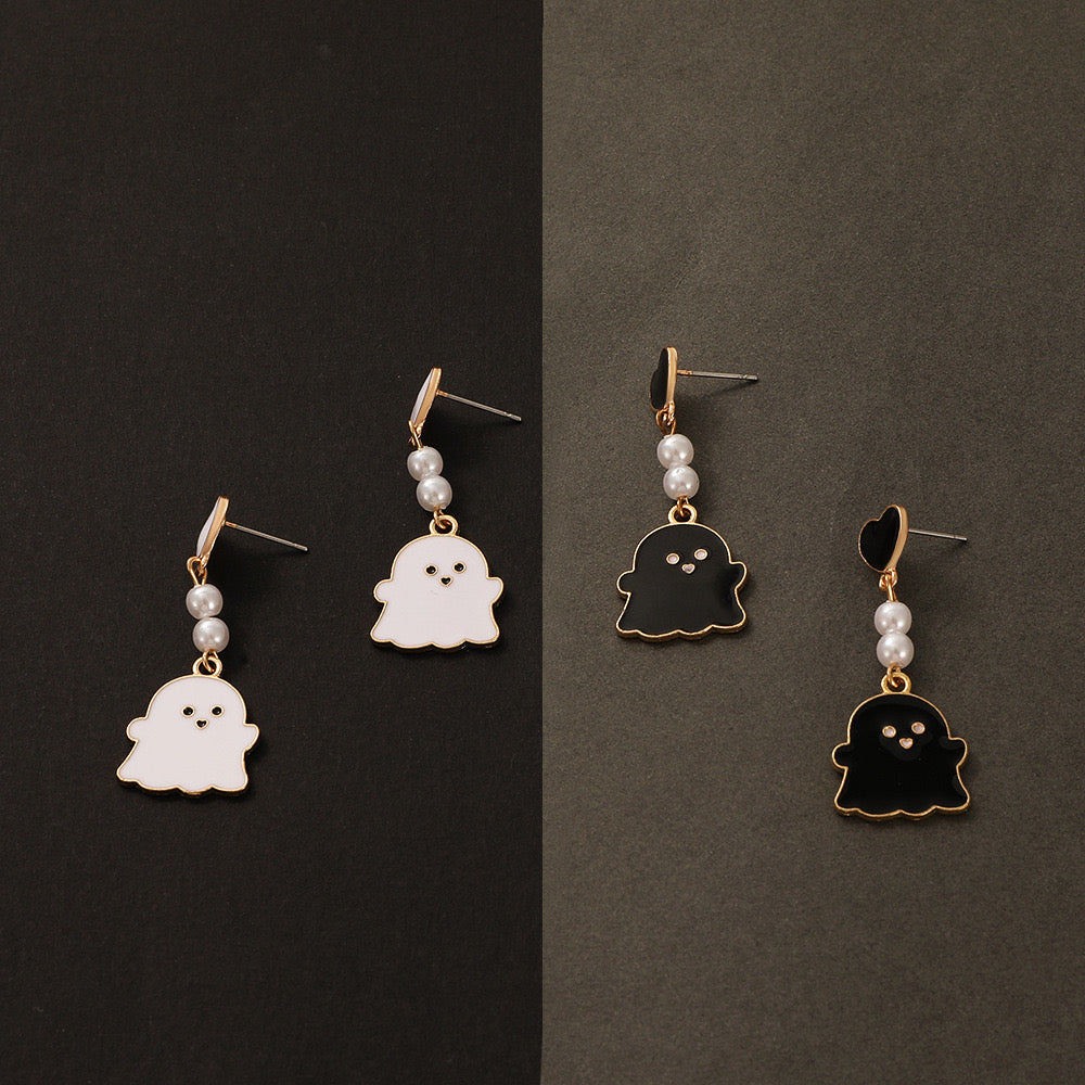 Little Ghost Dangle Earrings