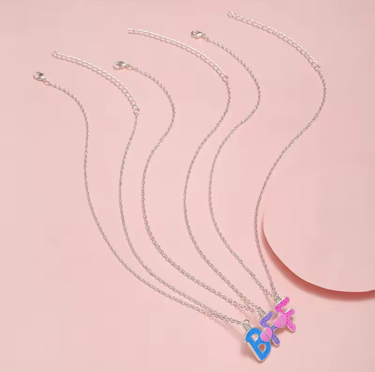 Lot de 3 Colliers BFF Aimanté - BFF - Best Friends Forever - Amitié - Pendentif