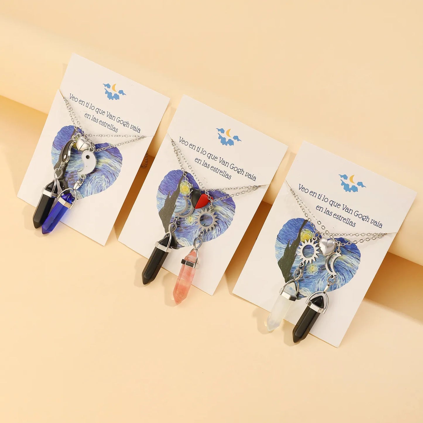 Lot de 2 Colliers D'amitié - Tube - BFF - Best Friends Forever - Pendentif Aimanté Coeur - Amoureux Couple Amitié