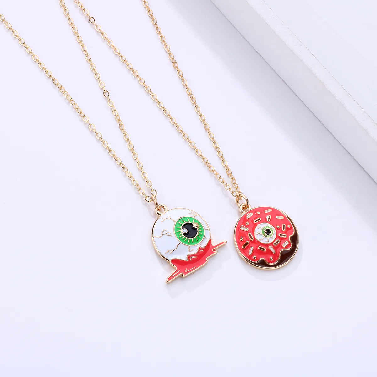 Fashion Necklace - Cute Ghost Unisex Pendant - Alloy