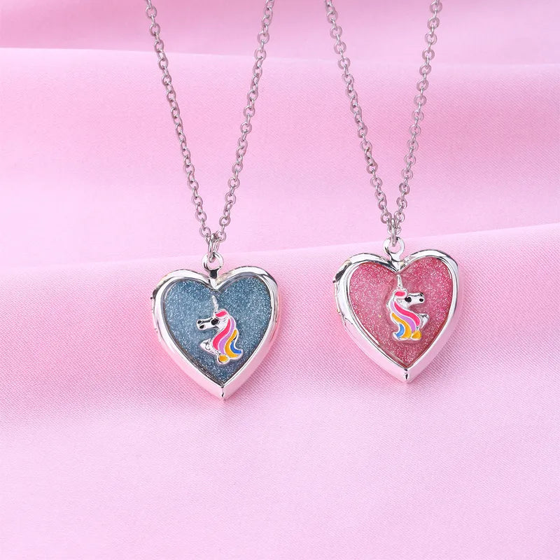 Lot de 2 Colliers D'amitié - Coeur Fleur Arc en Ciel ou Fruits - BFF - Best Friends Forever - Amoureux Couple - Fantaisie - Mignon - Amitié A partager