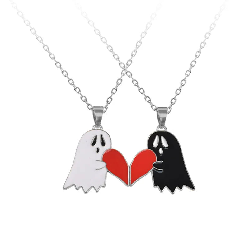 Lot de 2 Collier BFF - Fantôme Aimanté - Best Friends Forever - A partager - Amitié
