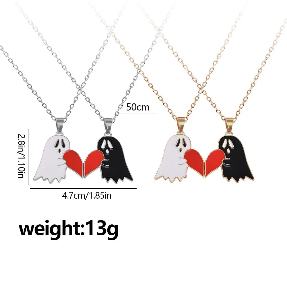 Lot de 2 Collier BFF - Fantôme Aimanté - Best Friends Forever - A partager - Amitié