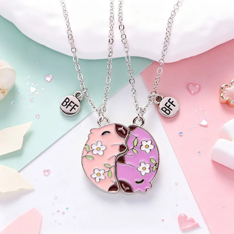 Lot de 2 Colliers D'amitié Aimanté - Cappy Bara - BFF - Best Friends Forever - Amitié