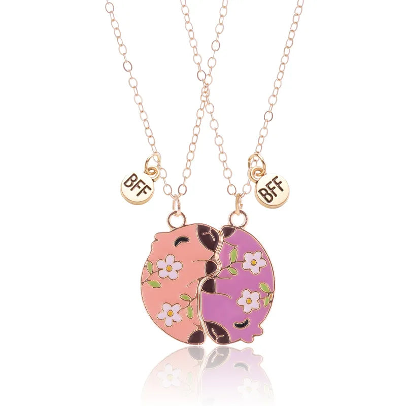 Lot de 2 Colliers D'amitié Aimanté - Cappy Bara - BFF - Best Friends Forever - Amitié