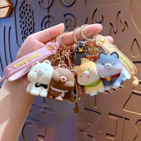 Porte Clés - Mignon Chat ou Chien - A Partager - Aimanté - Amoureux - Meilleurs Amis - Pendentif Sac - BFF - Best Friends - Amitié